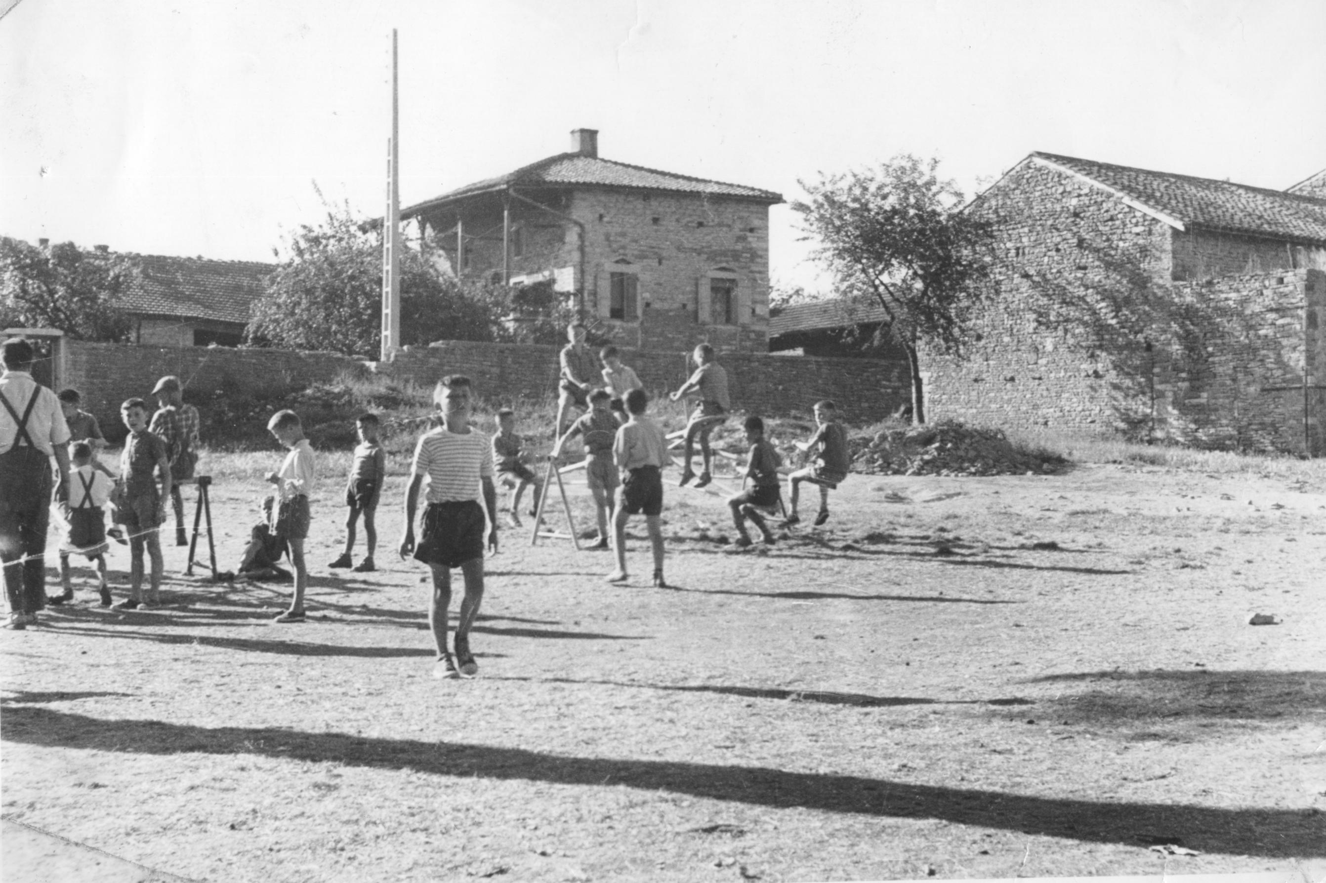 balanoires devant en 1955